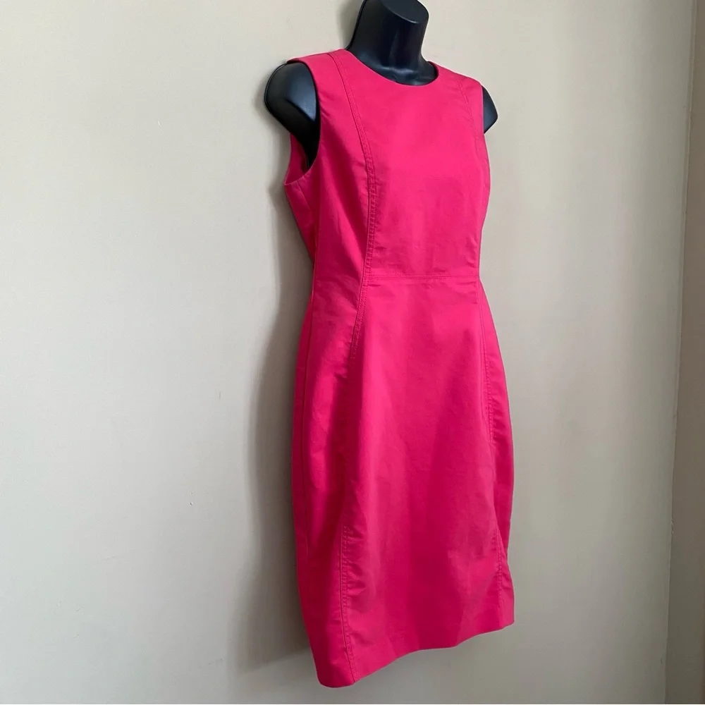 Calvin Klein Hot Pink Sleeveless Sheath Dress - Picture 3 of 9
